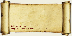 Irina Janošević vizit kartica